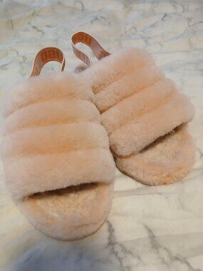 UGG Soft Baby Pink Slippers